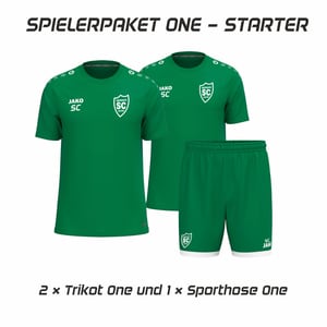 Spielerpaket One Starter – 2 Trikots und 1 Sporthose mit SCO-Druck