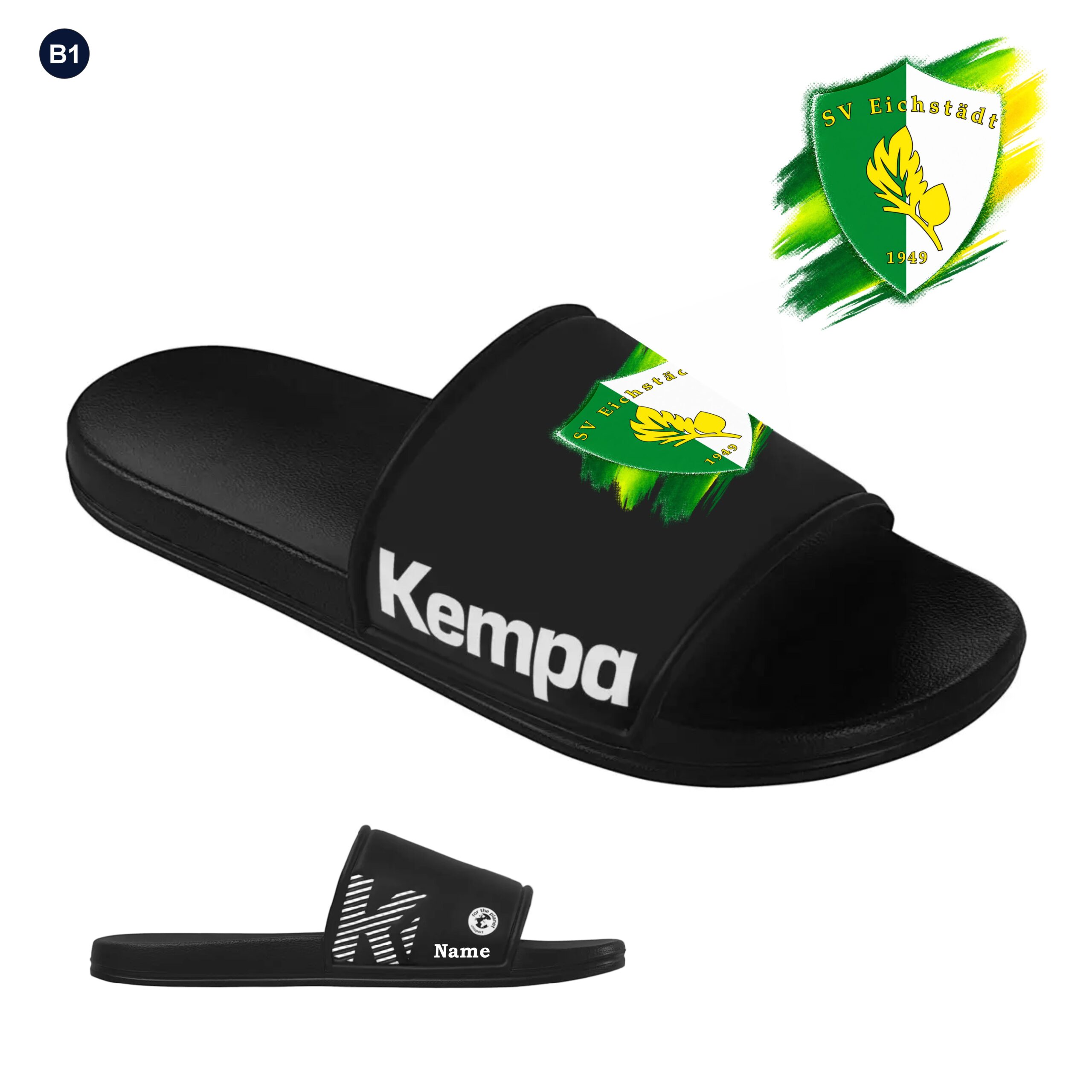 Kempa Badepantolette – SV Eichstädt Logo B1