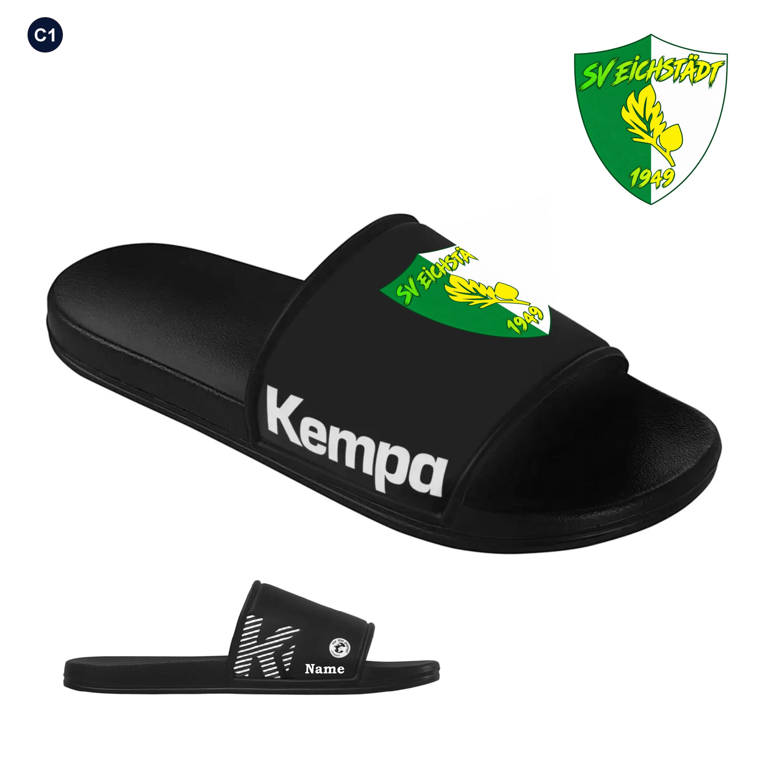 Kempa Badepantolette – SV Eichstädt Logo C1