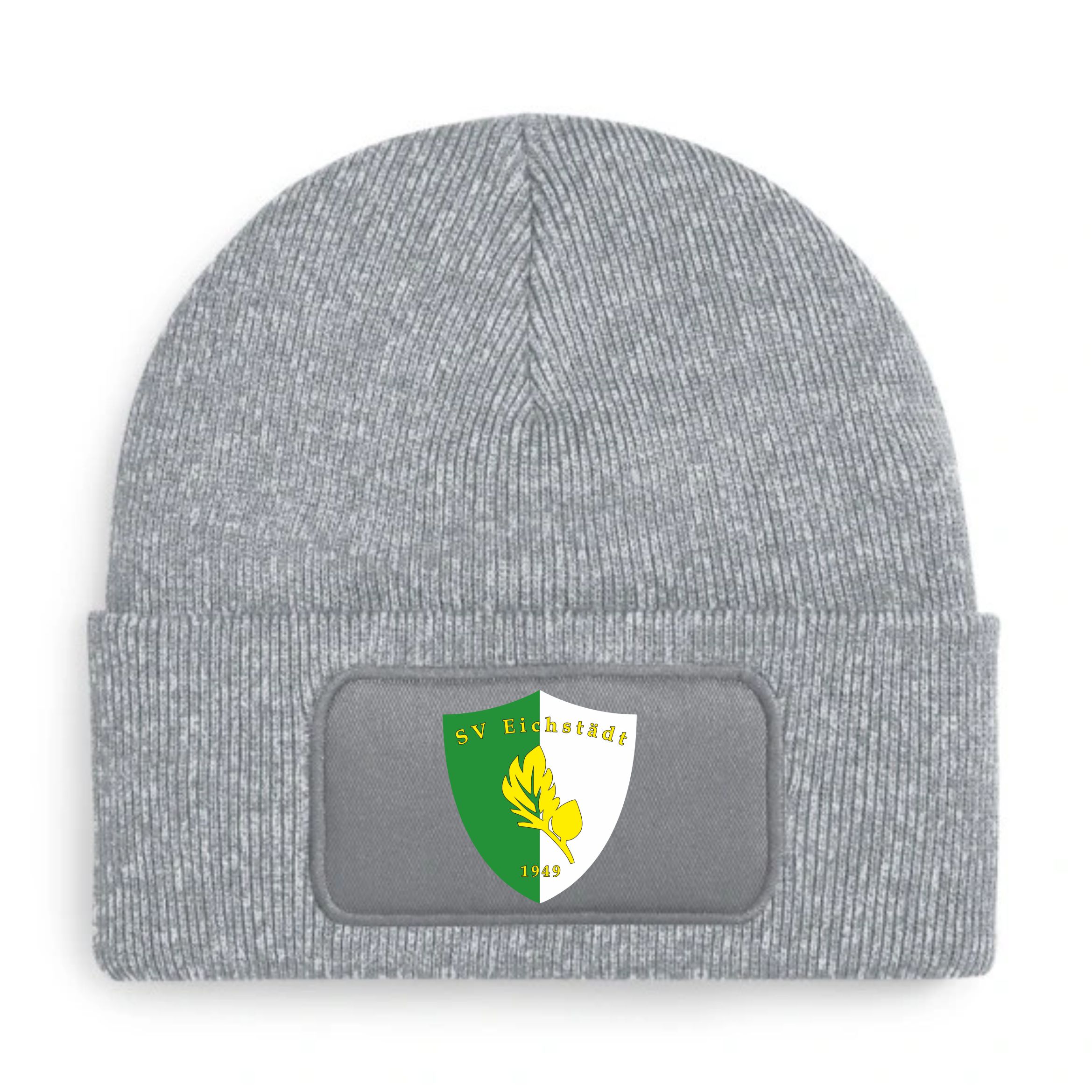 SV Eichstädt Patch Beanie – Farb- und Motivbeispiel grey