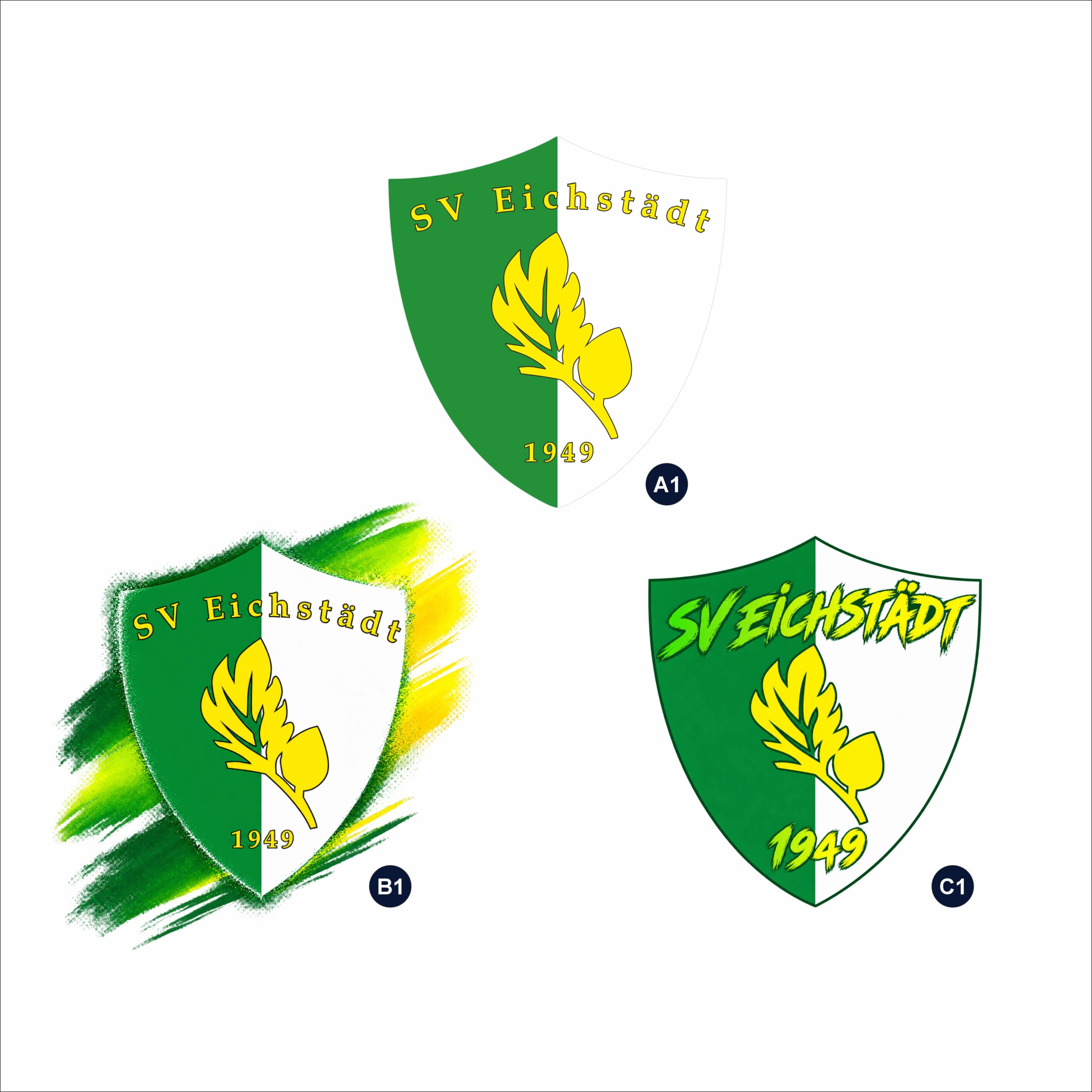 SV Eichstädt Logoauswahl 2026: A1, B1 und C1