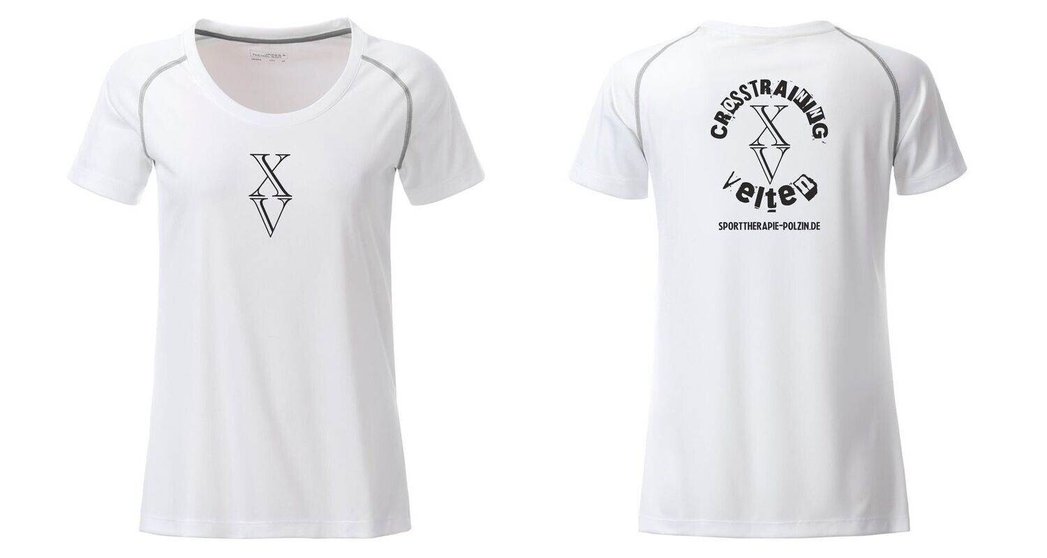 JN Ladies' Sports T-Shirt tailliert cross – Bild 4