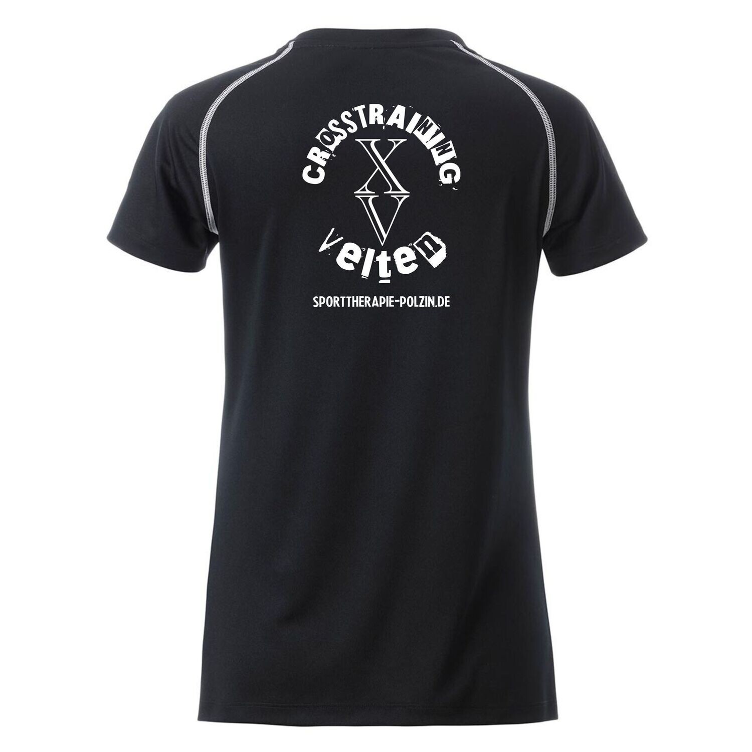 JN Ladies' Sports T-Shirt tailliert cross