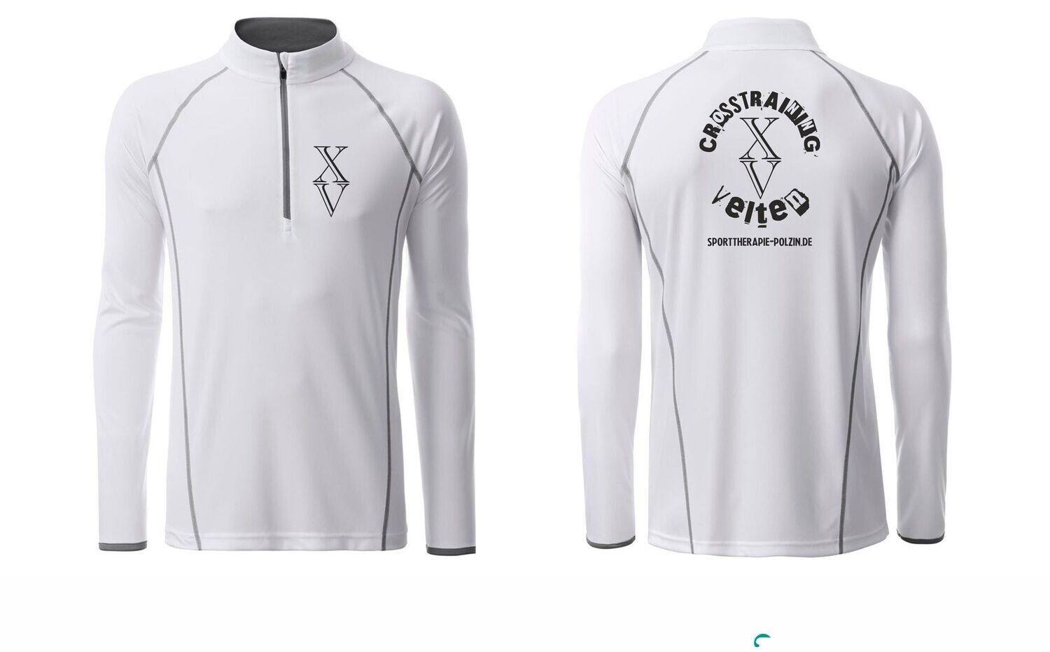 JN Sports Shirt Long Sleeve tailliert cross – Bild 4