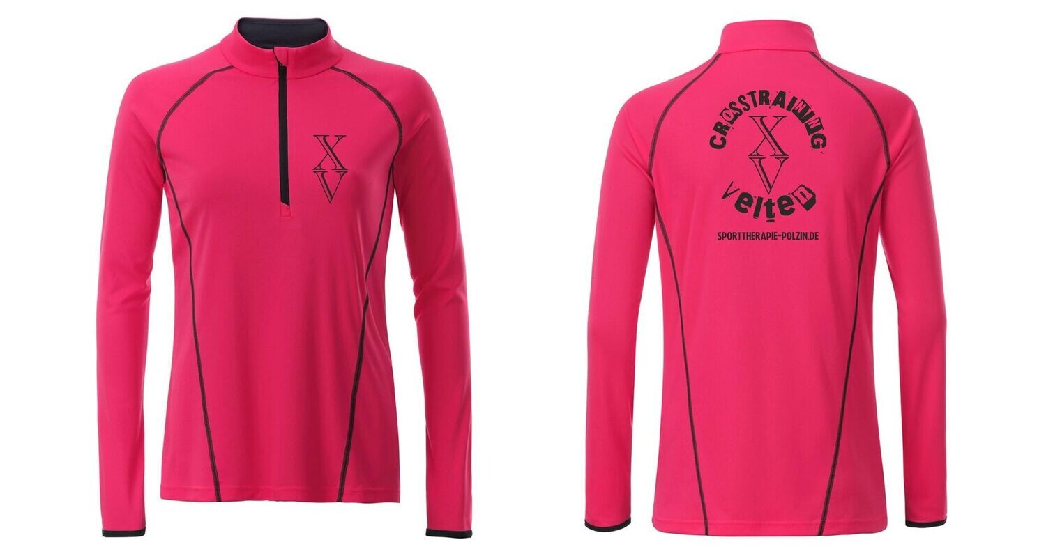 JN Sports Shirt Long Sleeve tailliert cross – Bild 3
