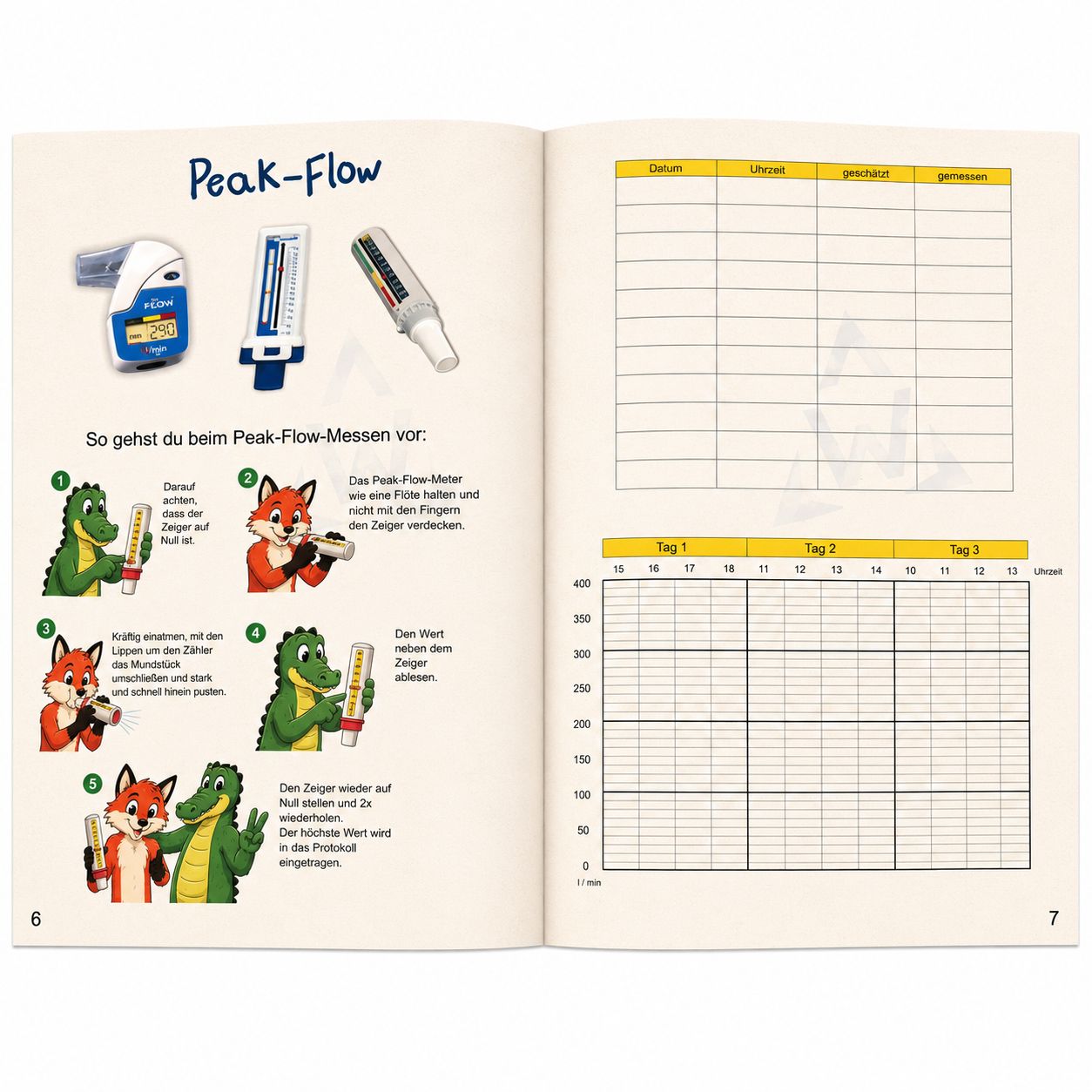 Asthmaschulung – Arbeitsheft (5–8 Jahre) | 5 Hefte (1 VE) – Bild 5