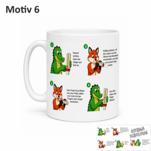 Asthmaschulung Tasse – Peak-Flow