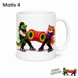 Asthmaschulung Tasse – Bronchien
