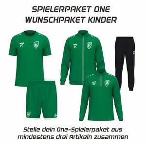 Spielerpaket One – Wunschpaket Kinder mit SCO-Druck