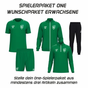 Spielerpaket One – Wunschpaket Erwachsene mit SCO-Druck